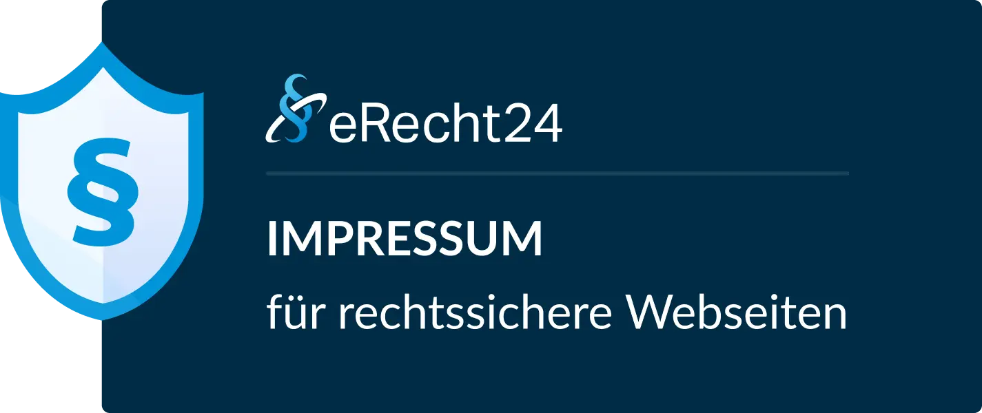 eRecht24 legal notice seal